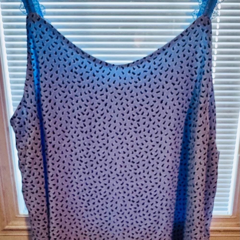 🔥 NWT NORDSTROM RACK Baby Blue Patterned Women's Top 👕